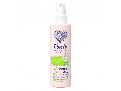1042 Onclé dětský čistící olej na zadeček 200ml front M